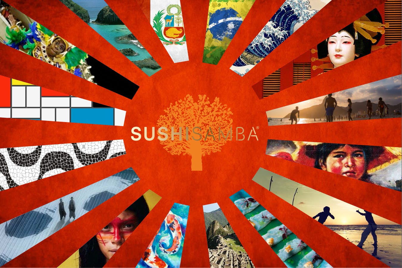 sushi samba brand layout
